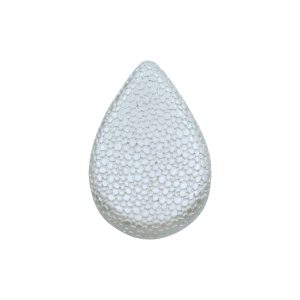 45 x 30mm Reconstituted Shell Drop - Pearl
