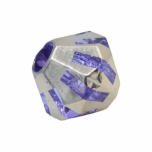 Bicone Bead – 18mm – Gold / Purple