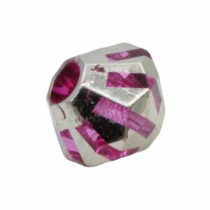 Bicone Bead – 18mm – Gold / Pink