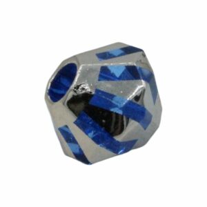 Bicone Bead – 18mm – Gold / Blue