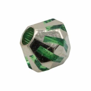 Bicone Bead – 18mm – Gold / Green