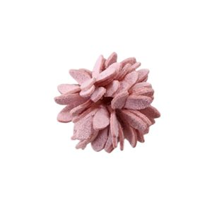 Faux Suede Flower - 25mm - Antique Pink