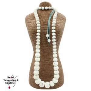 Matte Howlite Necklace - 93cm - GT