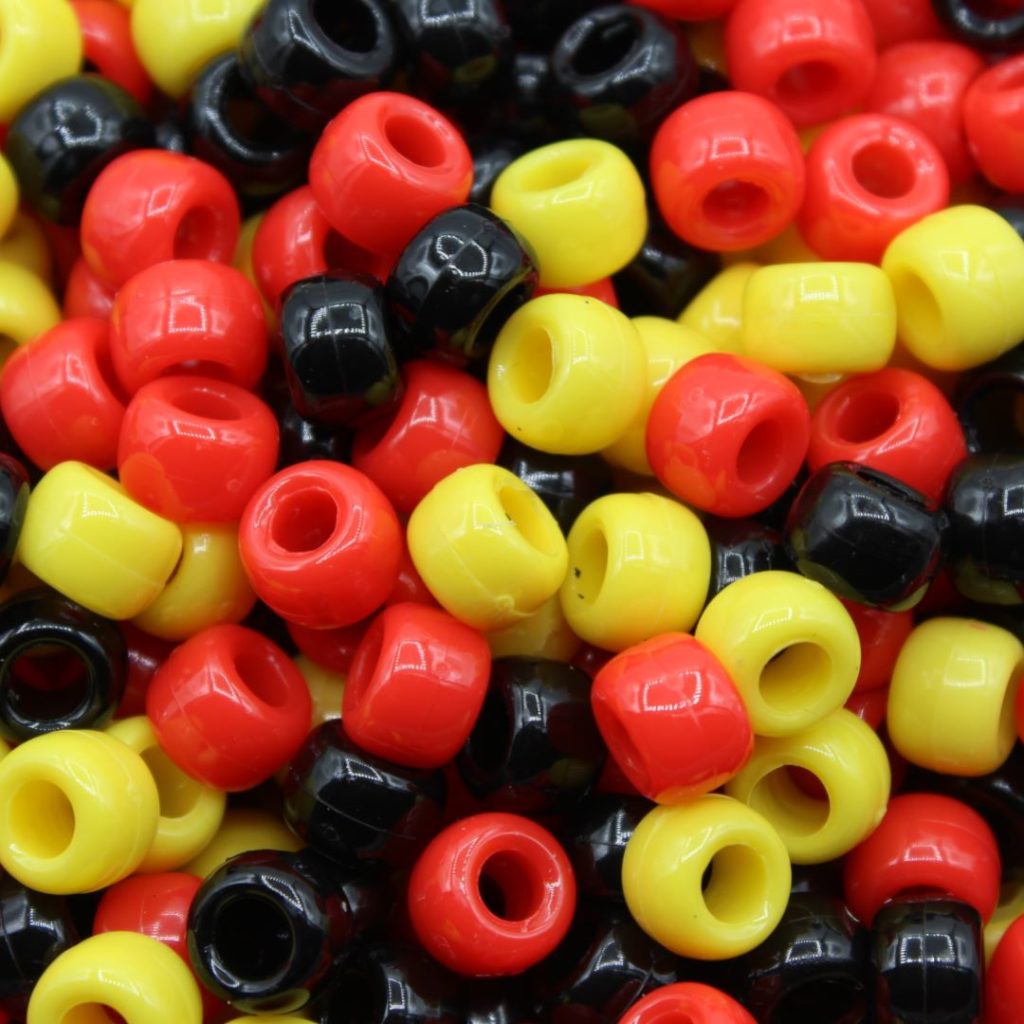 Pony Beads 9mm Aboriginal Mix Bead, Trimming & Craft Co