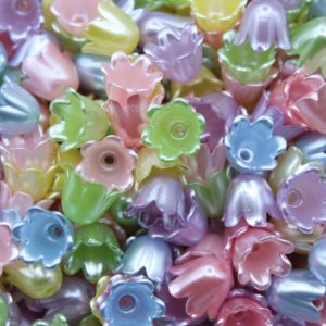 Tulip Cup - 10mm - Pearlised Mix