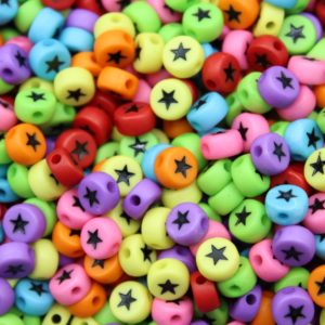 Star - Coin - 7mm - Multi Colour