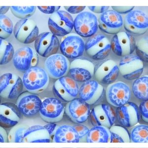 Flower Patterned - 8mm - A
