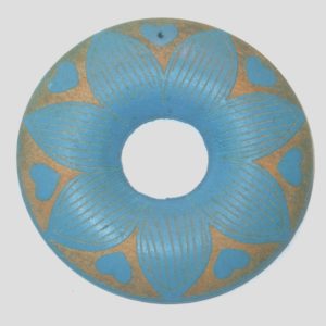 Wood Donut Pendant - 50mm