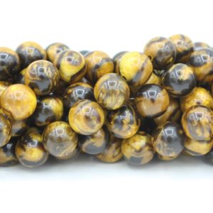 Imitation Amber - 10mm - Tortoise - 40cm Strand