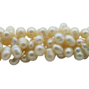 Freshwater Pearl - Potato - 8 - 10mm - 37cm Strand - Cream