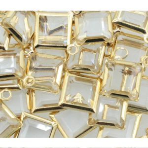 Channel - Diamond - 8mm - Crystal / Gold