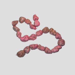Pink Dyed Howlite Nugget - 44cm Strand