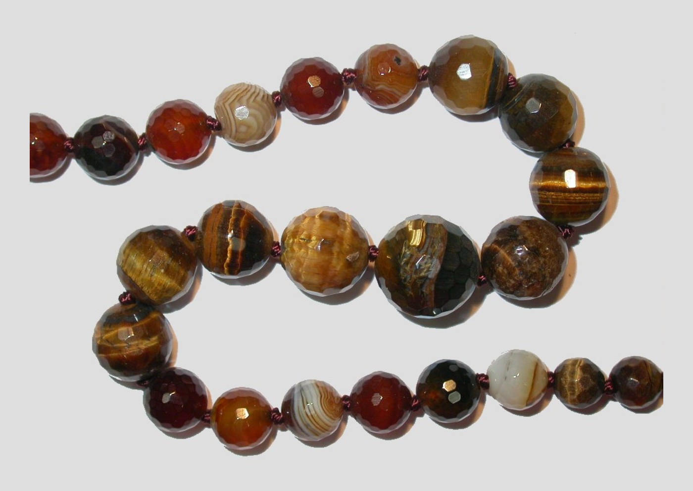 Natural Moss Agate Faceted Round Rondelle Beads Strand - 2.5mm, 33cm, AAA Quality