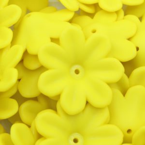 30mm - Flower - Yellow
