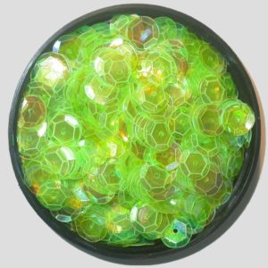 10mm Cup - Green Neon Transparent - Price per gram