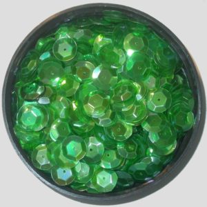 10mm Cup - Green Light Transparent AB - Price per gram