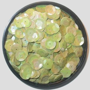 10mm Cup - Green Olive Opaque AB - Price per gram