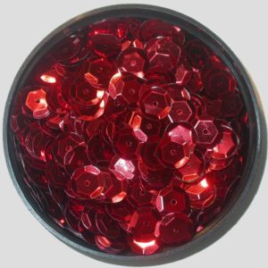 10mm Cup - Red Metallic - Price per gram