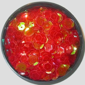 10mm Cup - Red Light Transparent AB - Price per gram