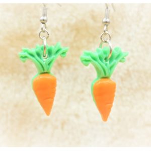 Easter Carrot Earrings - 30 x 8mm