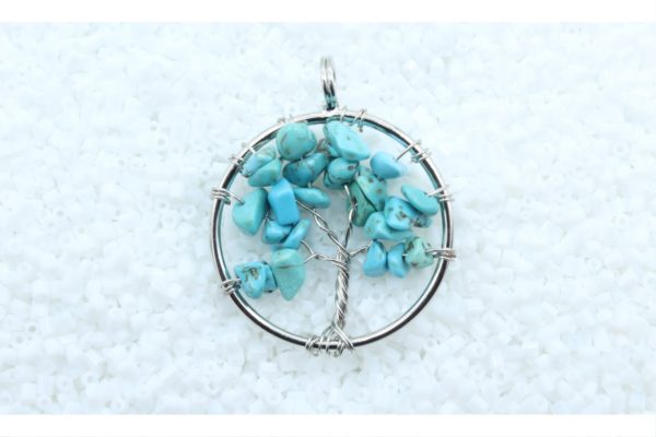 Tree Of Life - Turquoise - 28mm