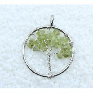 Tree Of Life - Peridot - 28mm