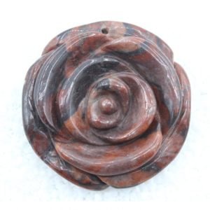 Jasper Rose Pendant - 50mm