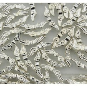 Wings - A - 16 x 4mm - Silver
