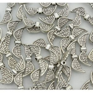 Wings - H - 20 x 6mm - Antique Silver