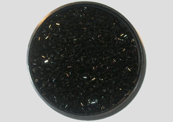 11/0 Bugle - Black Opaque - Price per gram