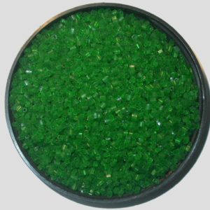 11/0 Bugle - Green Transparent - Price per gram