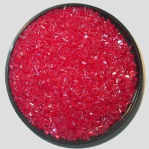 11/0 Bugle - Red Luster - Price per gram