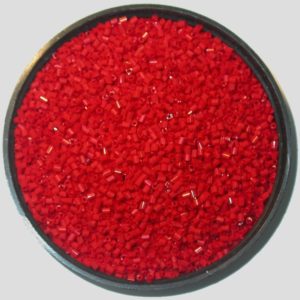 11/0 Bugle - Red Opaque - Price per gram