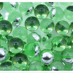 Round Ballotini Balls - 12mm - Peridot CAL