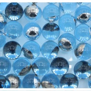 Round Ballotini Balls - 12mm - Aqua CAL
