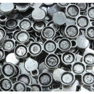 Cross Setting - 28 x 18mm - Antique Silver