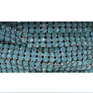 3 Row Crystal Mesh - Pacific Opal - Price per centimeter