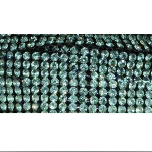 4 Row Crystal Mesh - Chrysolite - Price per centimeter