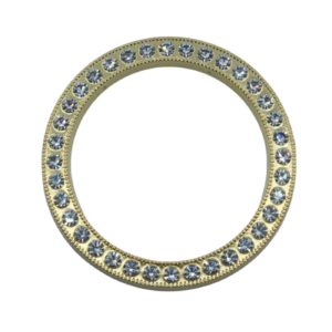 Swarovski 1705 - Buckle - Round - 68mm - Crystal / Gold