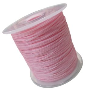 Waxed Linen - 1mm - Pink - 50 Yards