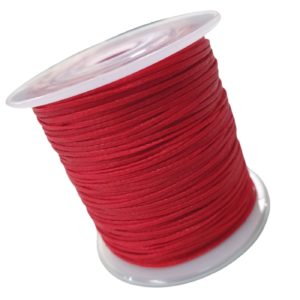 Waxed Linen - 1mm - Red - 50 Yards