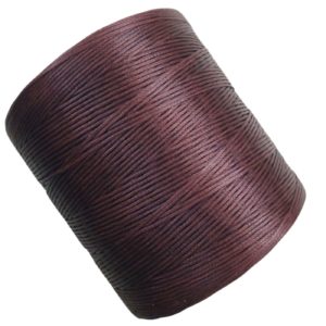 Waxed Linen - 1mm - Brown - 500 Yards