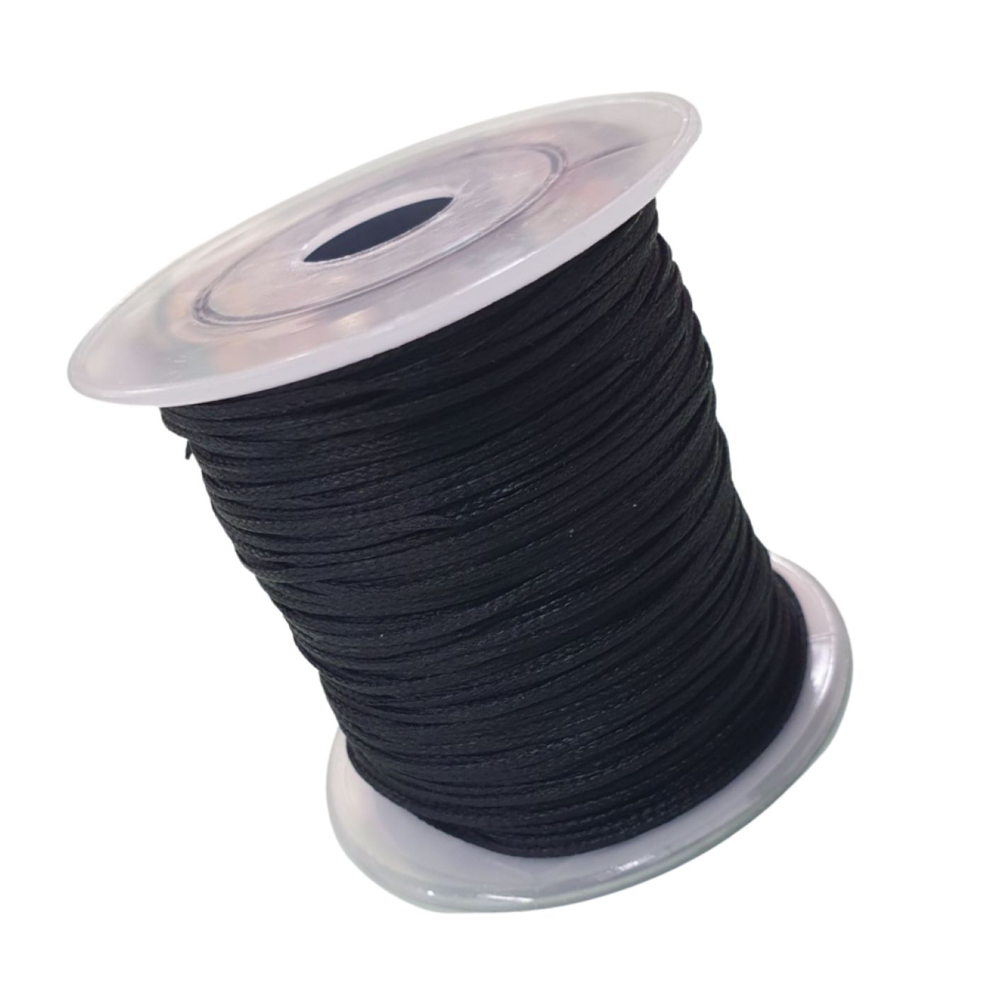 Waxed Linen 1mm Black 50 Yards Bead, Trimming & Craft Co