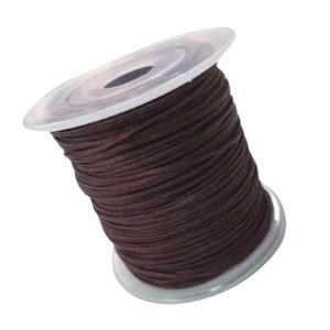 Waxed Linen - 1mm - Brown - 50 Yards