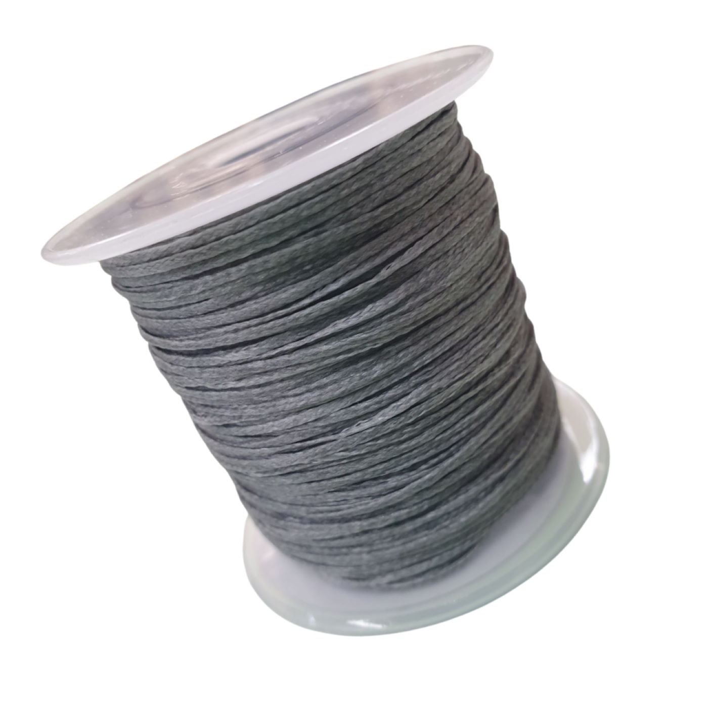 Waxed Linen 1mm Grey 50 Yards Bead, Trimming & Craft Co