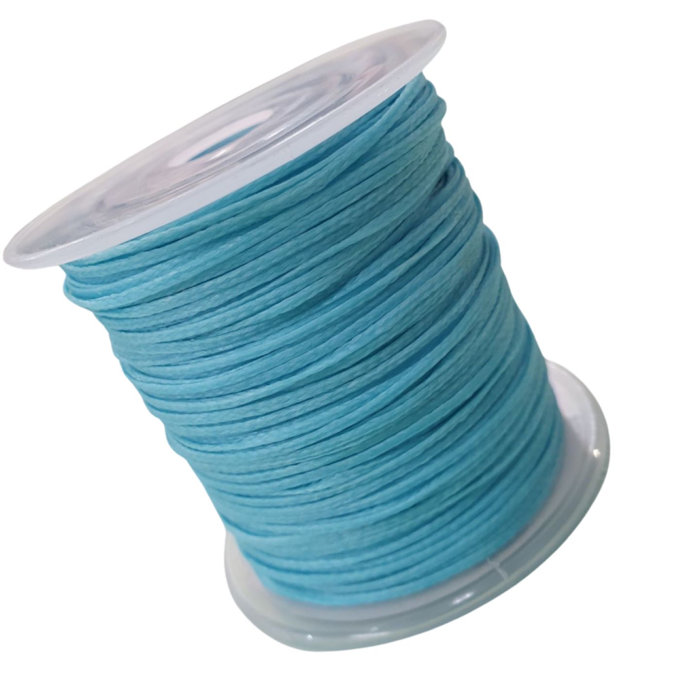 Waxed Linen 1mm Light Blue 50 Yards Bead, Trimming & Craft Co