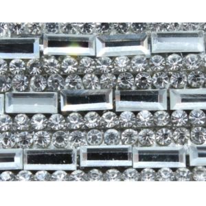 10mm - Rectangle Trimming - Heat Fix - Price per centimeter