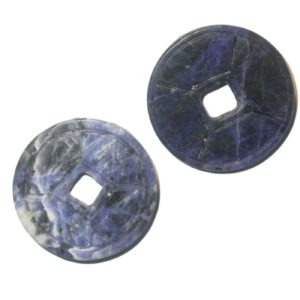 Sodalite - Carved Washer - 32mm