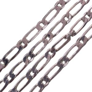 Chain - 10 x 4mm - Flat Oval - Ant Silver - Price per cm