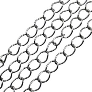 Chain - Stainless Steel - 4 x 3mm - Oval - Price per cm